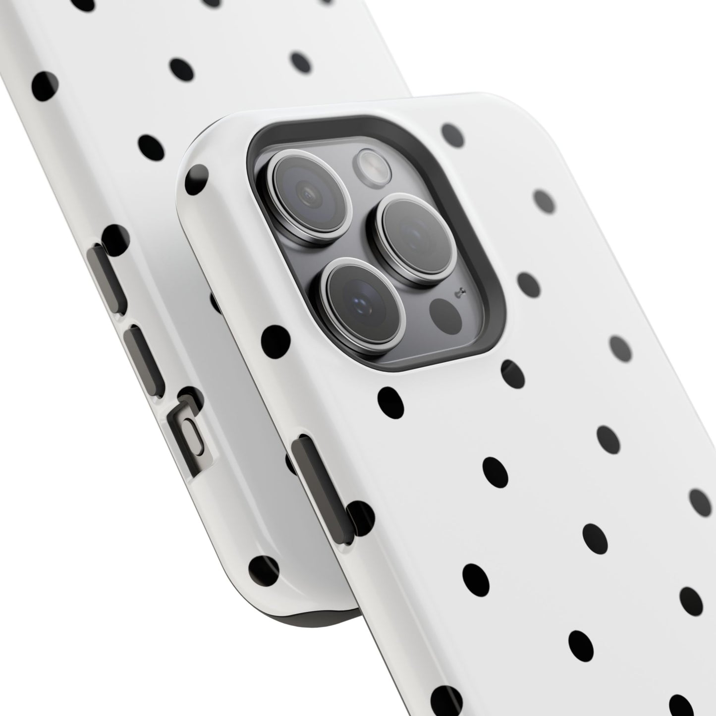 B&W polka dots Phone Case