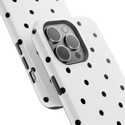 B&W polka dots Phone Case
