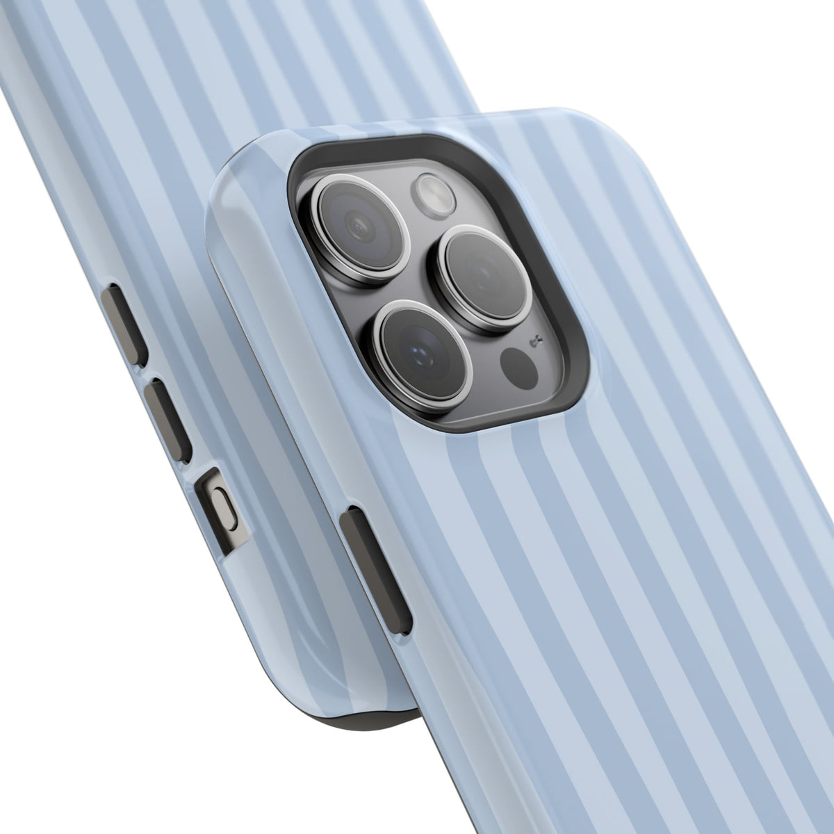Pastel Blue Stripes Phone Case