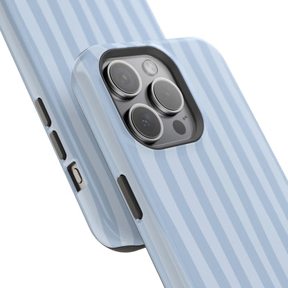 Pastel Blue Stripes Phone Case