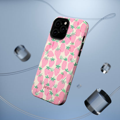 Pink Strawberry Phone Case
