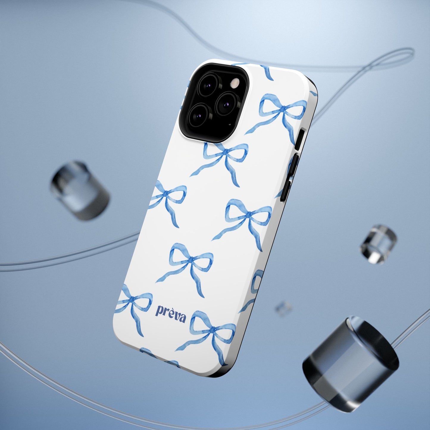 Blue Bow Phone Case
