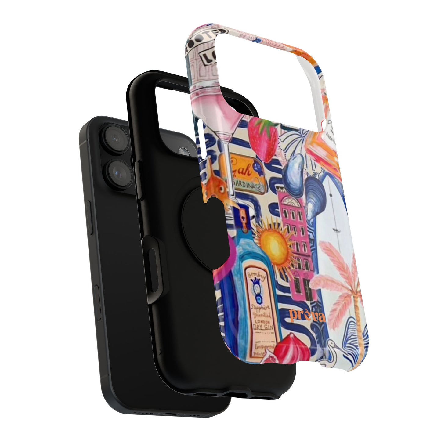 Tropical Beach Collage Phone Case