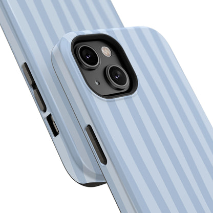 Pastel Blue Stripes Phone Case