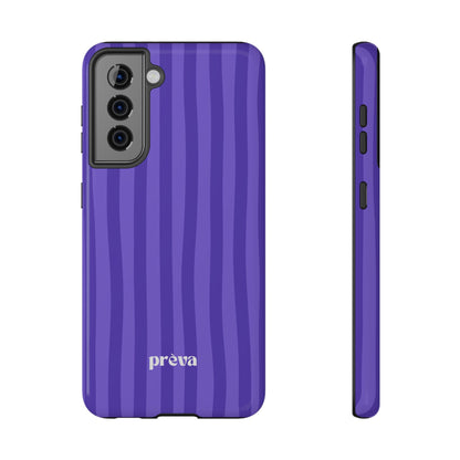 Dark Purple Stripes Phone Case