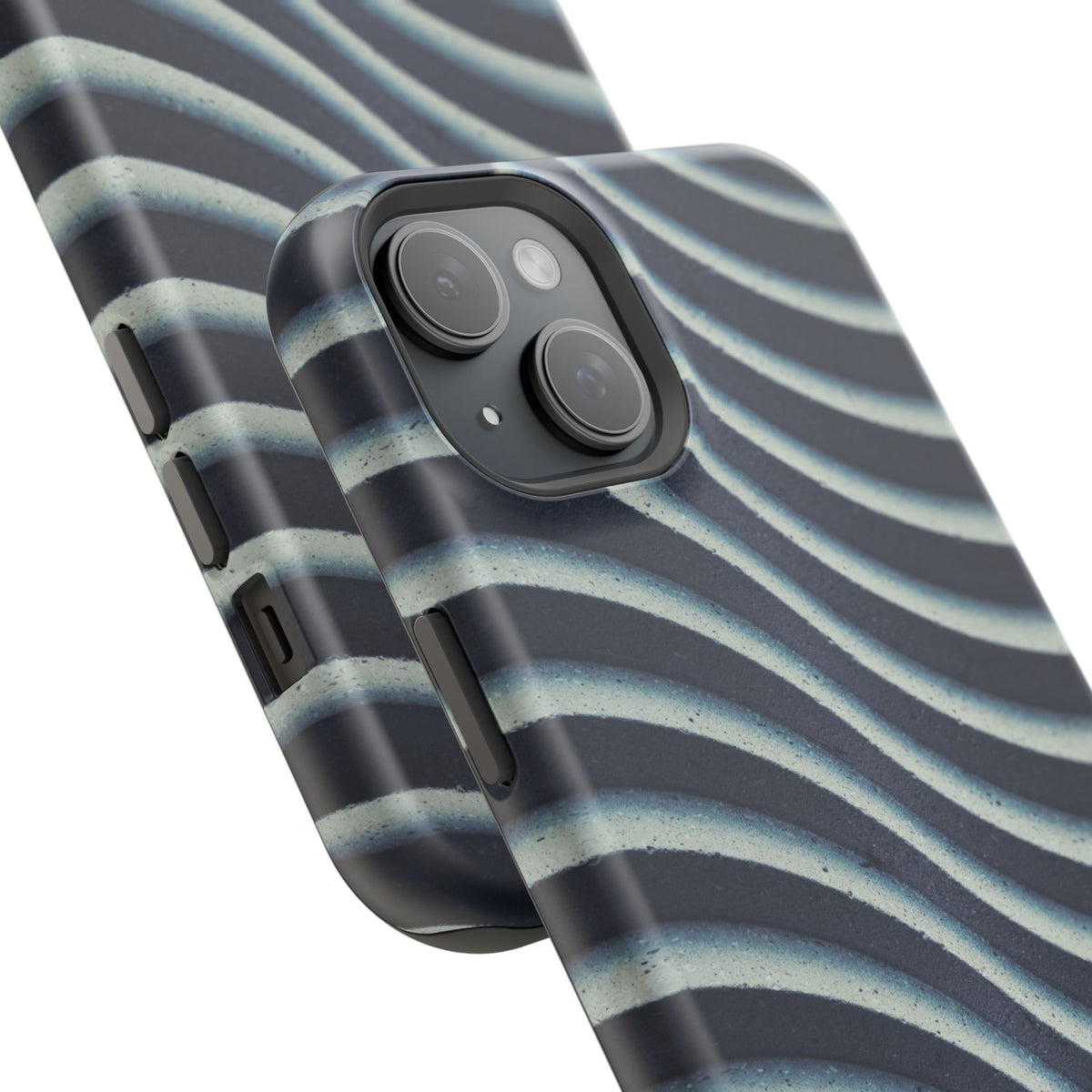 Navy Waves Phone Case