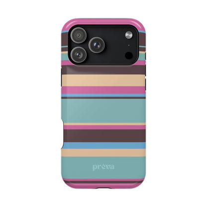 Cocoa Palm Stripes Phone Case