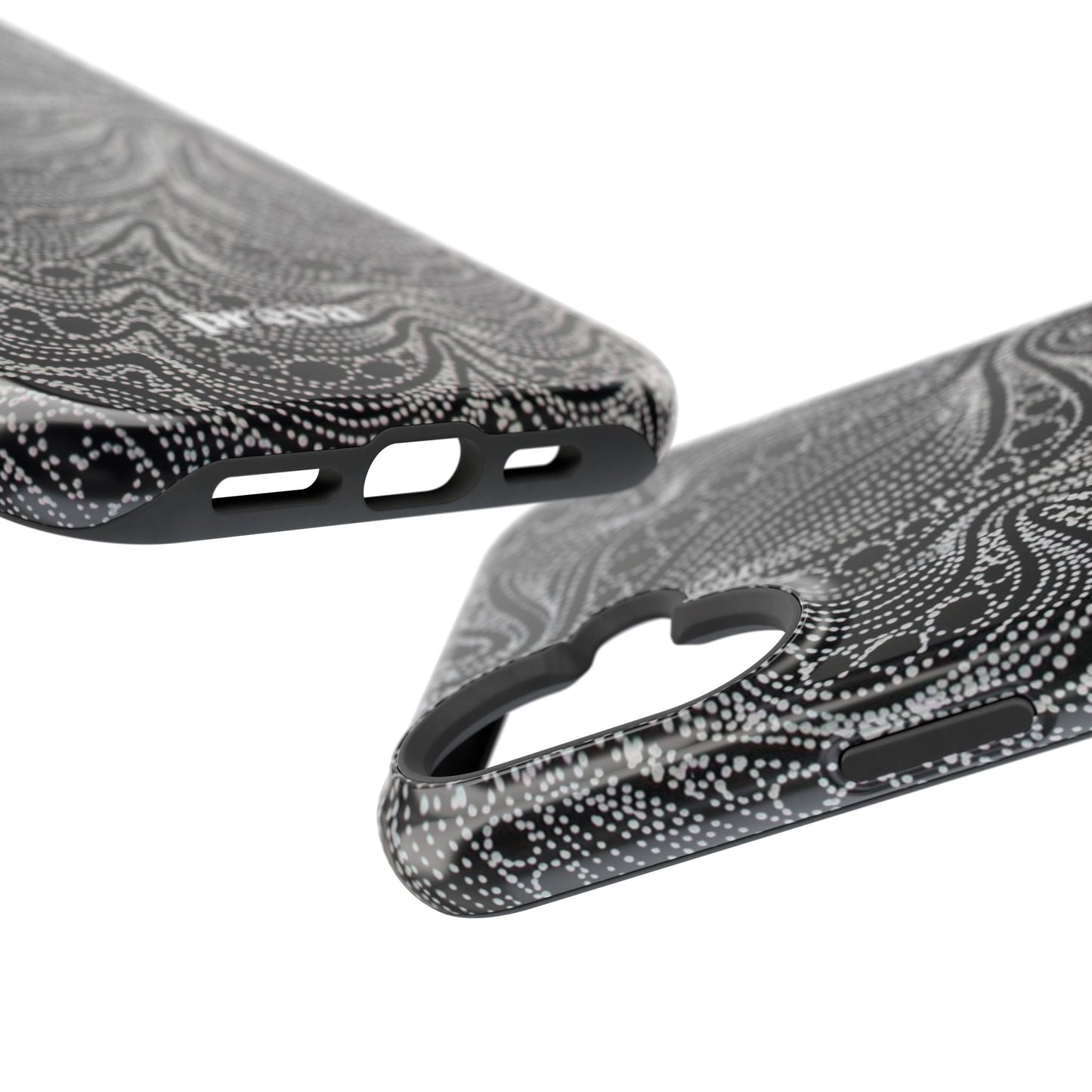 Abstract Midnight Lace Phone Case