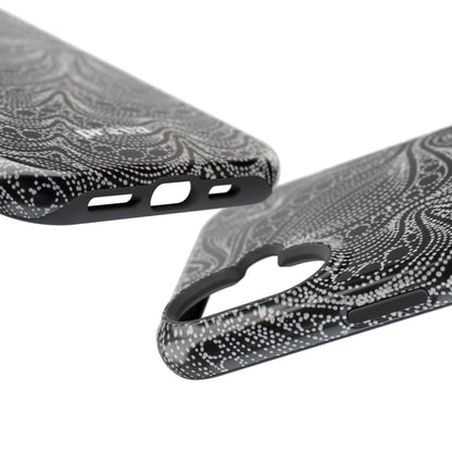 Abstract Midnight Lace Phone Case