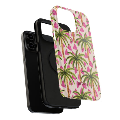 Phone Case — Pink Palm Tree Impact-Resistant Protector