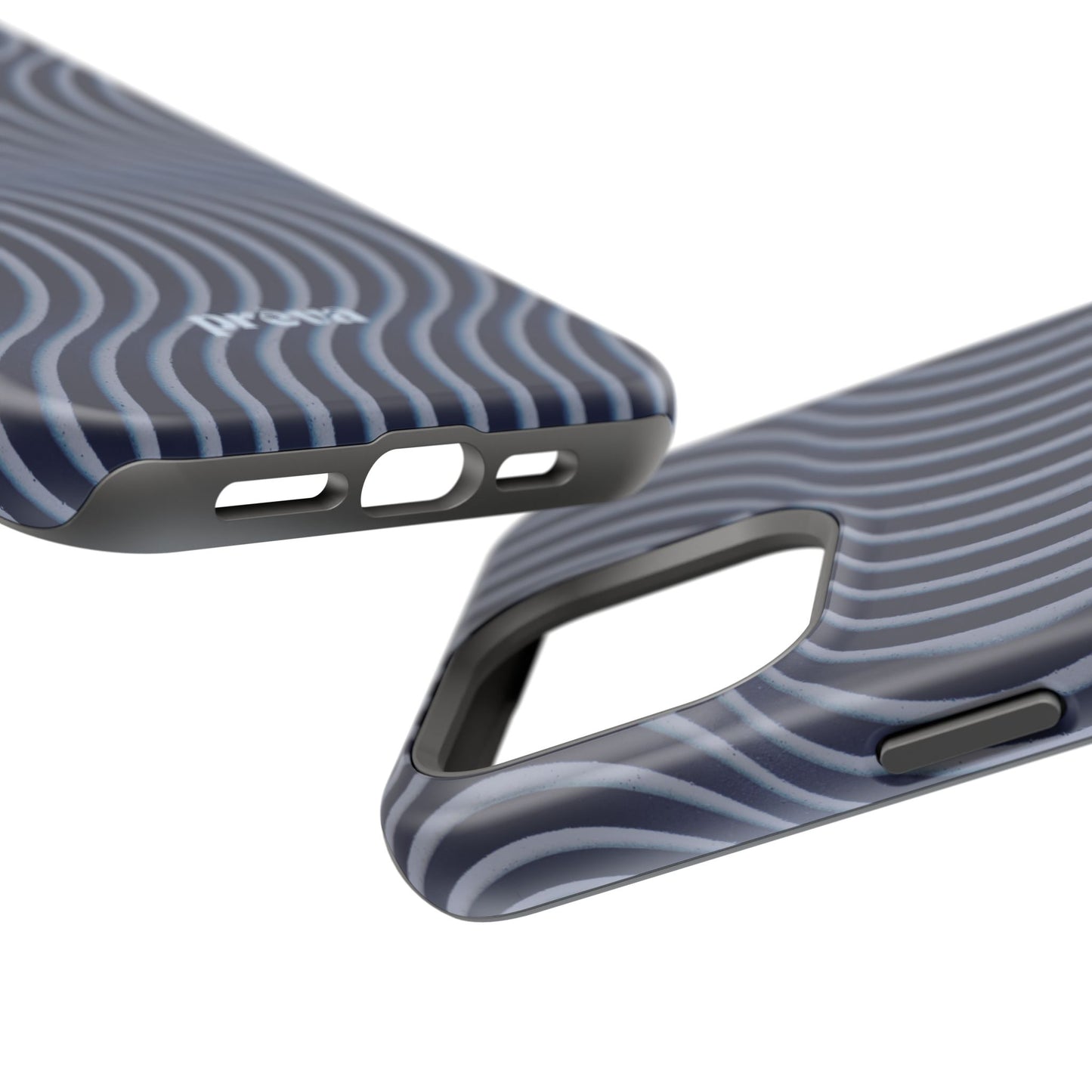 Wavy Navy Phone Case
