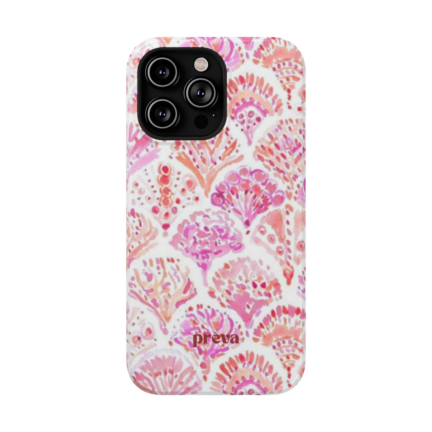 Pink Shell Watercolor Phone Case