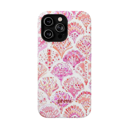 Pink Shell Watercolor Phone Case