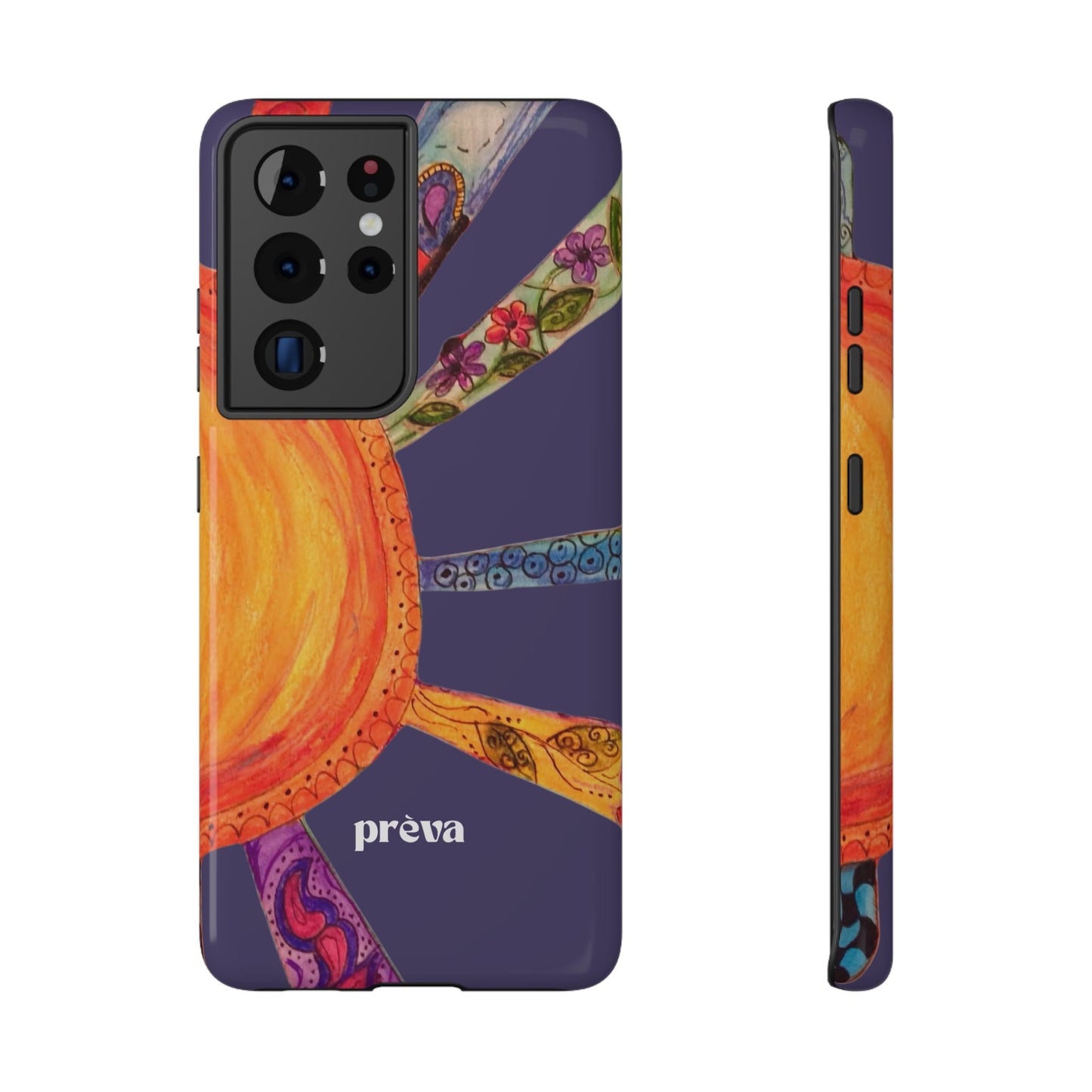 Purple Cancun Sun Phone Case