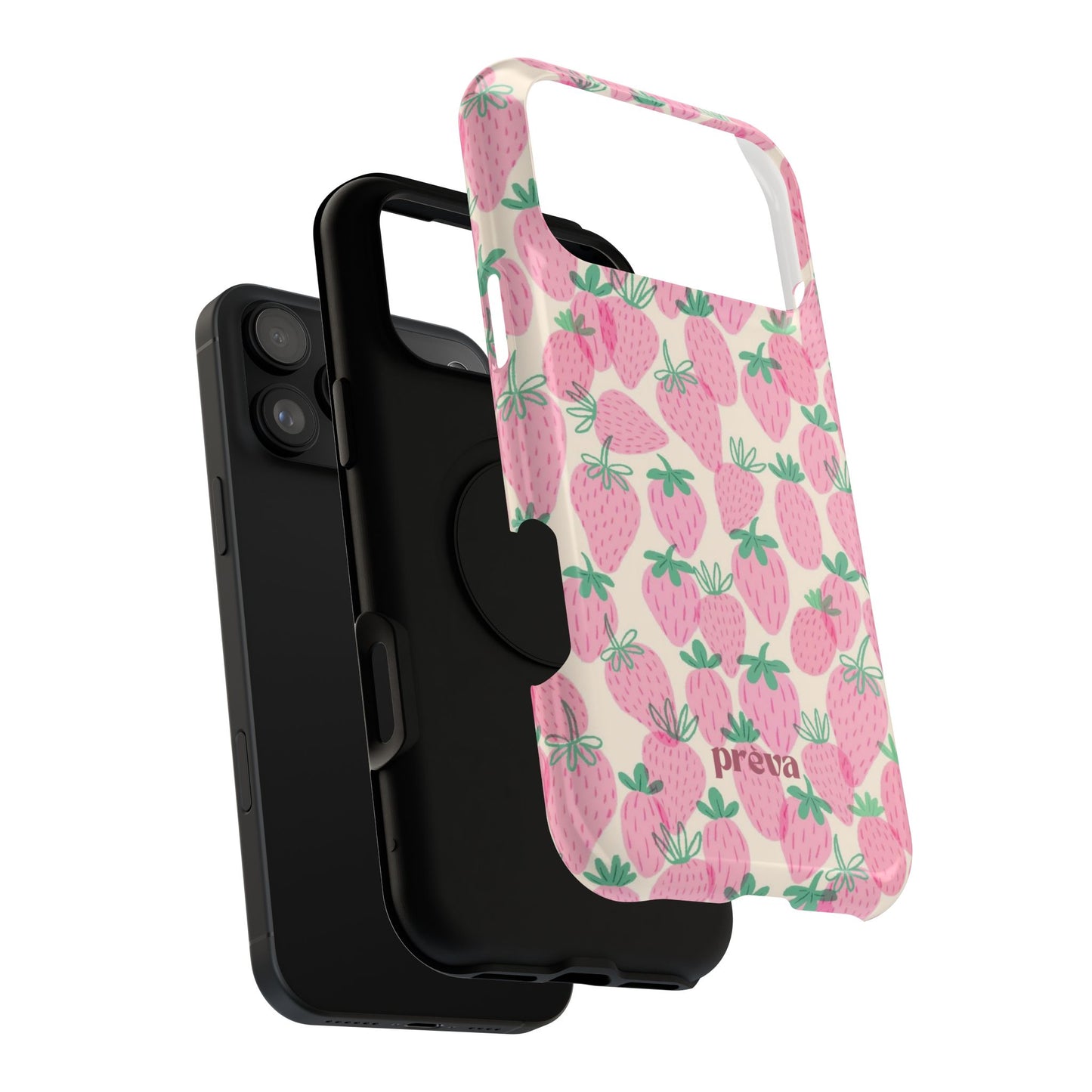 Pink Strawberry Phone Case