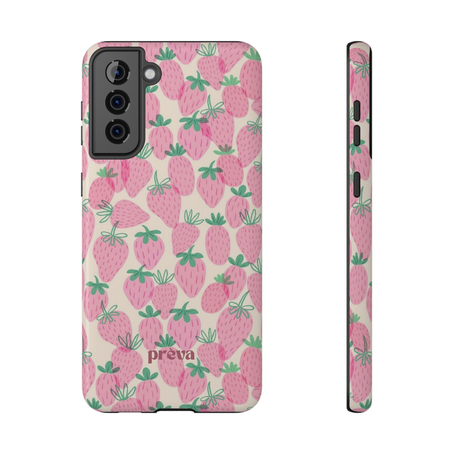 Pink Strawberry Phone Case