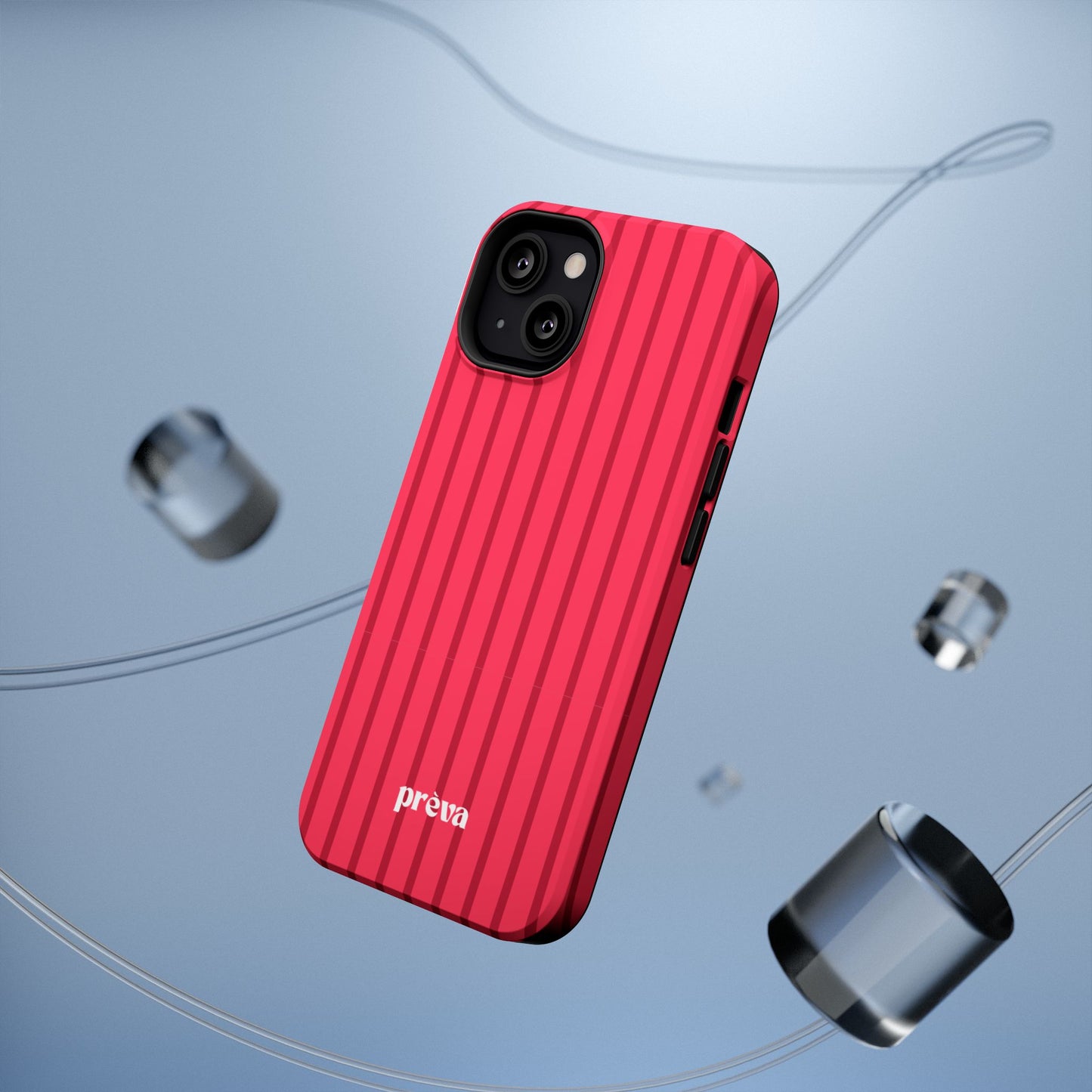 Pinky Red Stripes Phone Case