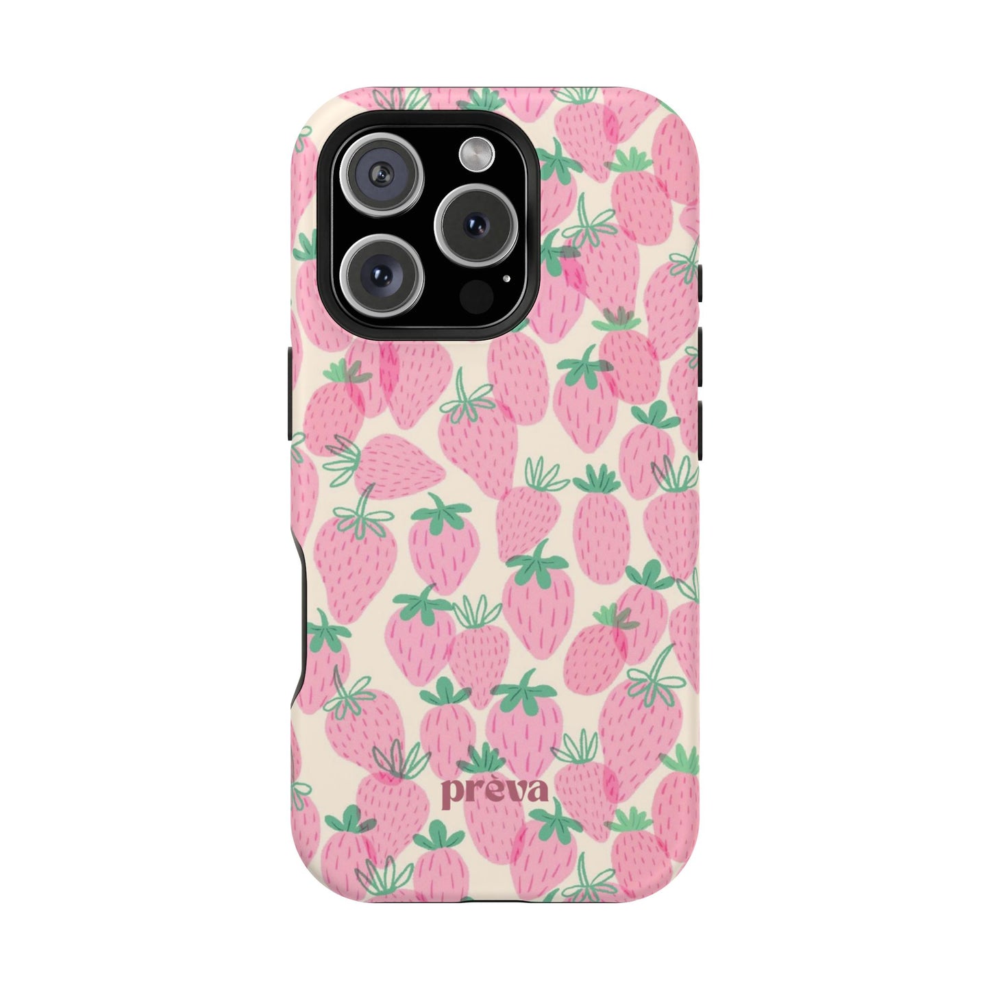 Pink Strawberry Phone Case