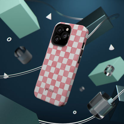 Pink Checkers Phone Case