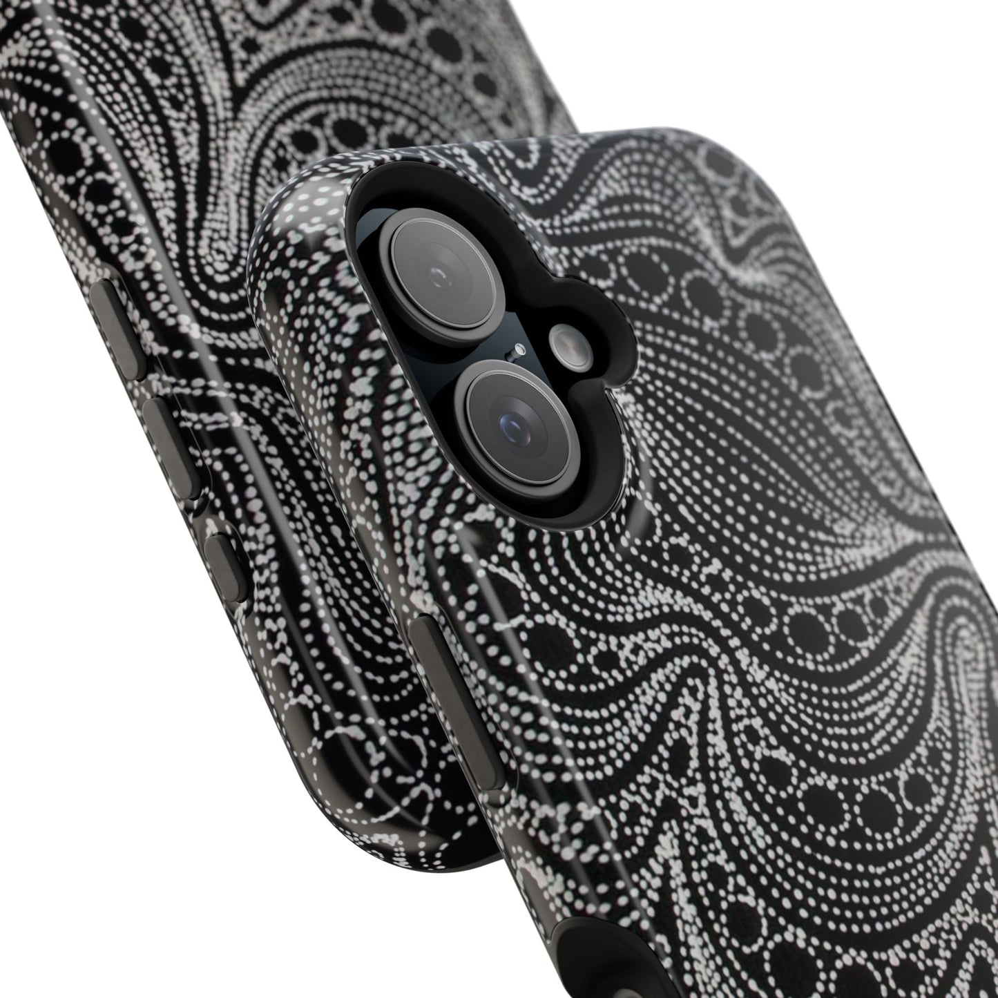 Abstract Midnight Lace Phone Case