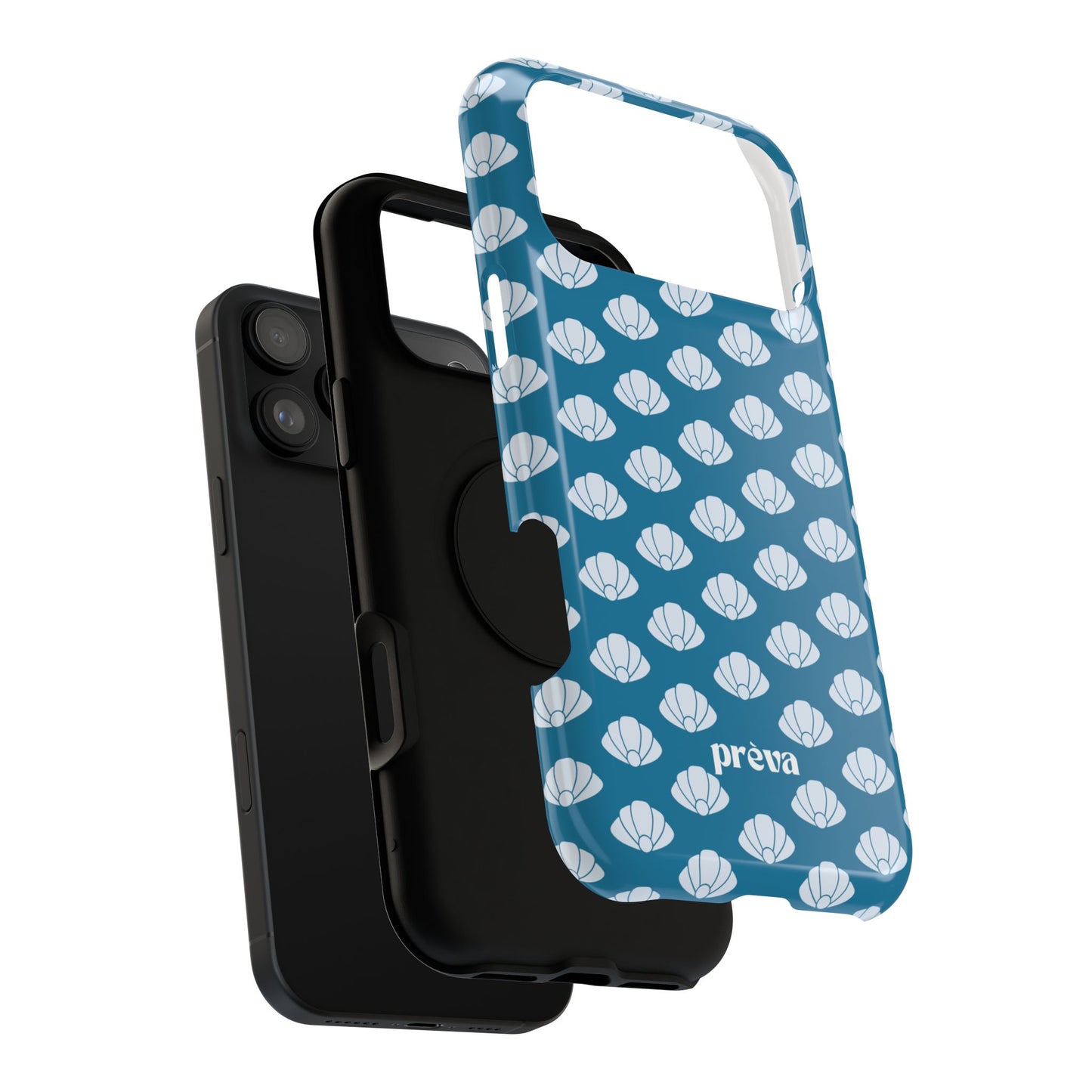 Shellfull teal Phone Case