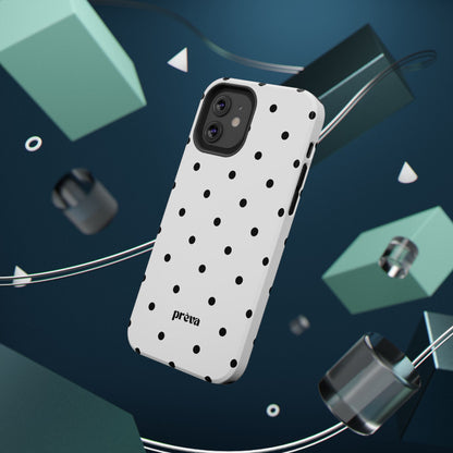 B&W polka dots Phone Case