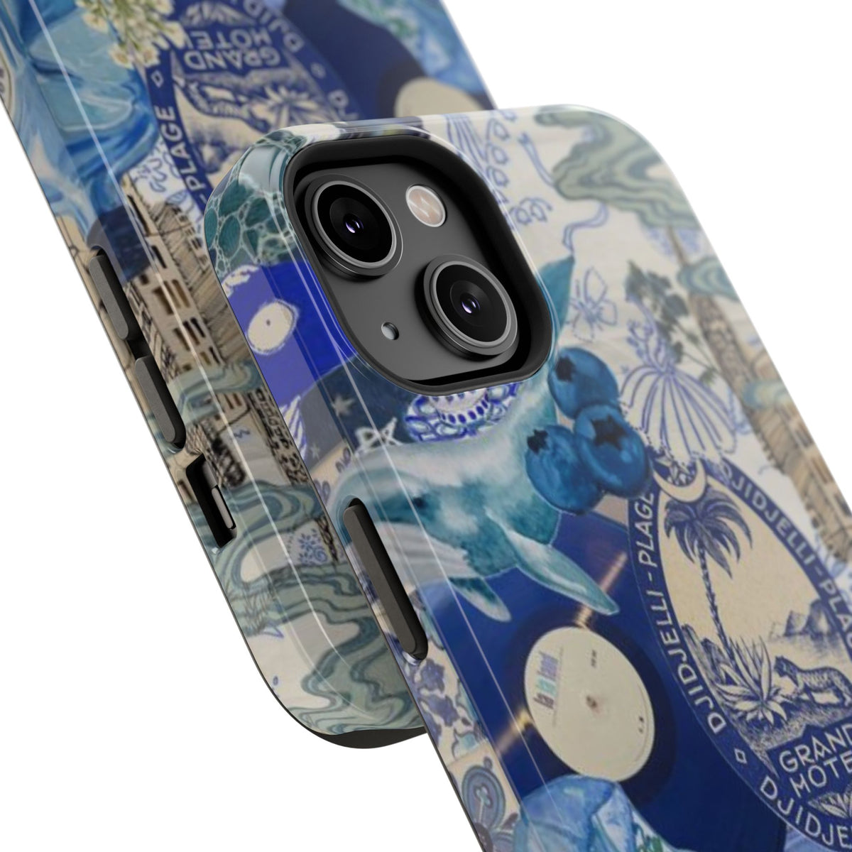 Blue Night Collage Phone Case
