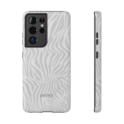 Zebra White Wave Phone Case
