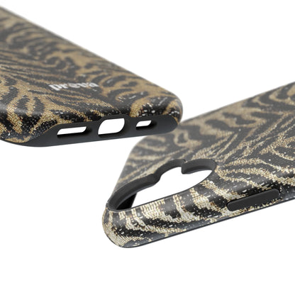 Phone Case — Impact‑Resistant Tiger Print Rug Texture