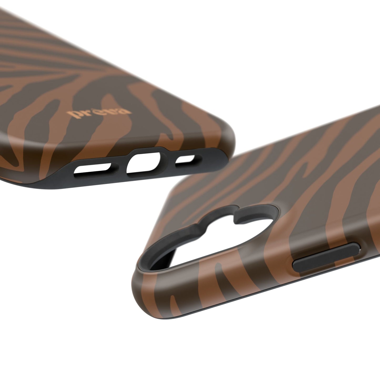Brown Tiger Stripe Phone Case