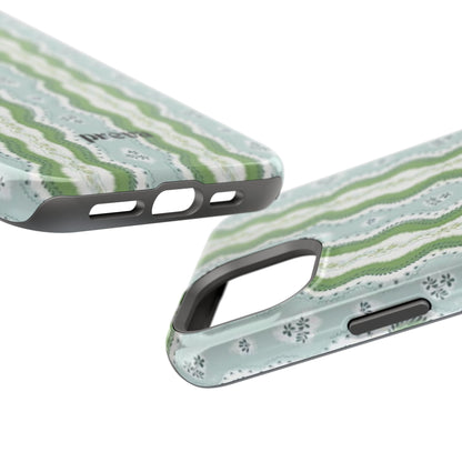 Green Waves Phone Case