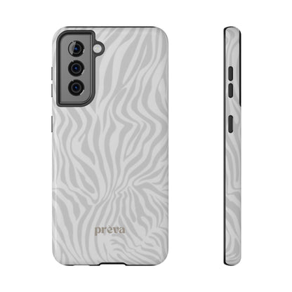 Zebra White Wave Phone Case