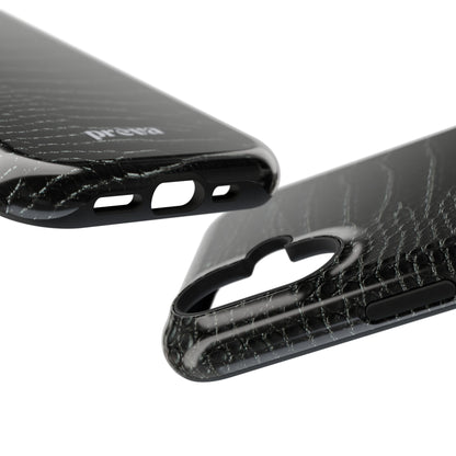 Black Croc Phone Case