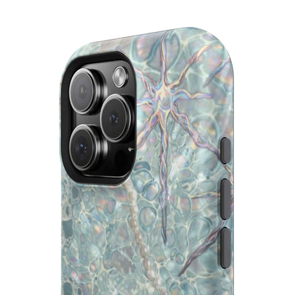 Marbled Seafoam Impact-Resistant Phone Case