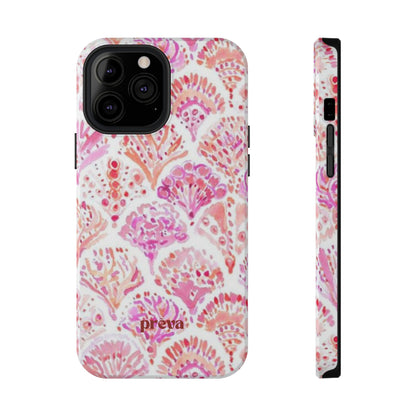 Pink Shell Watercolor Phone Case