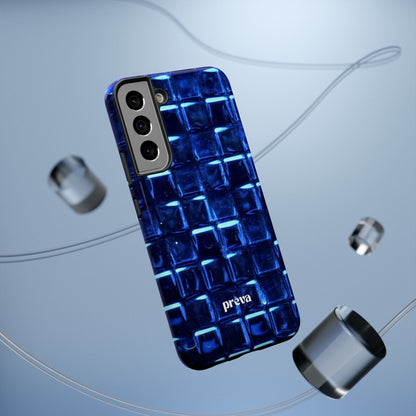 Blue Glass Tile Impact-Resistant Phone Case