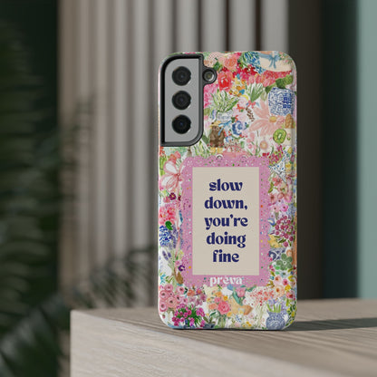 Slow Down Flowers x notsoken Phone Case