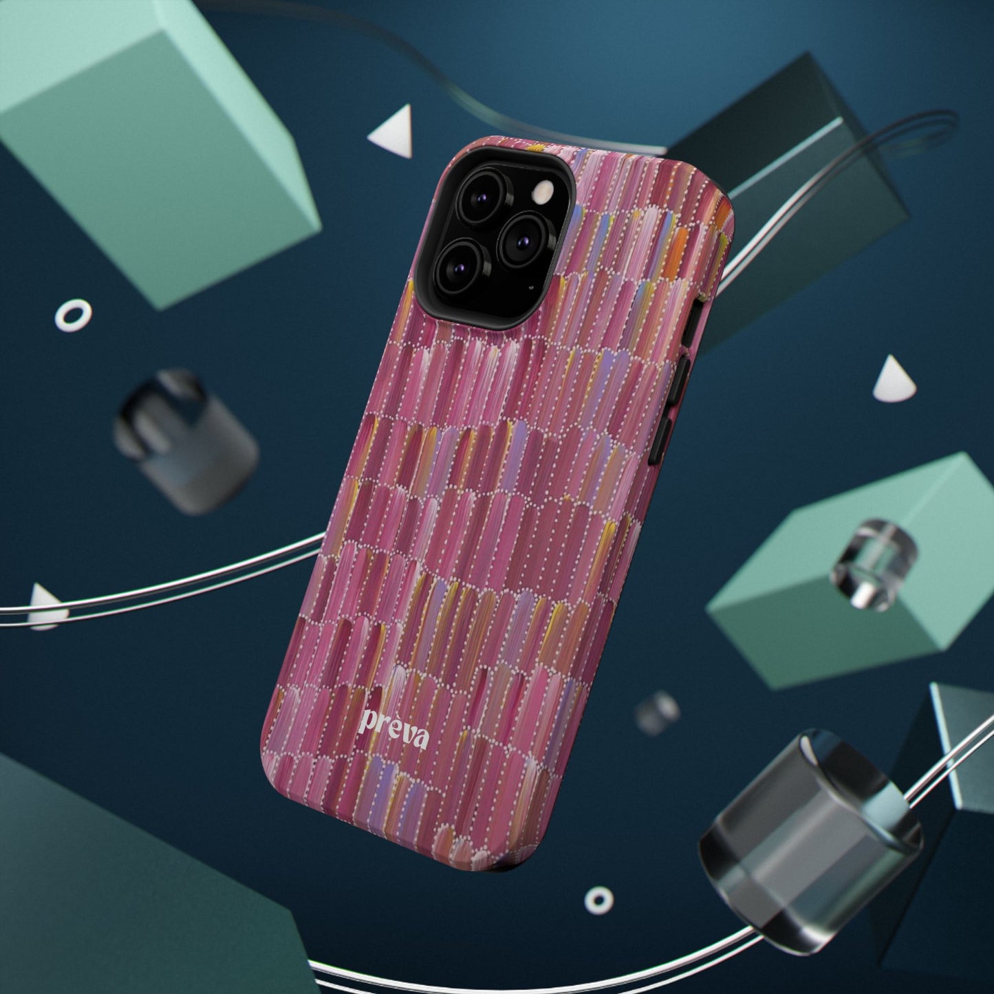 Pink Brushstroke Phone Case