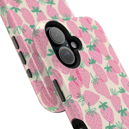 Pink Strawberry Phone Case