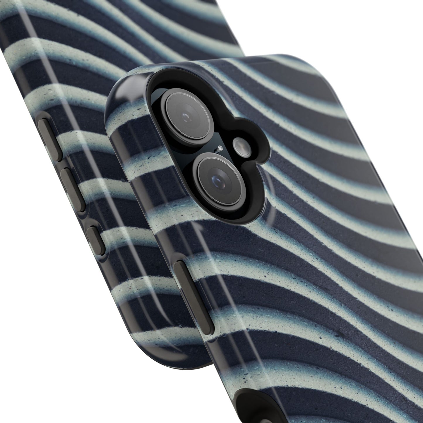 Navy Waves Phone Case