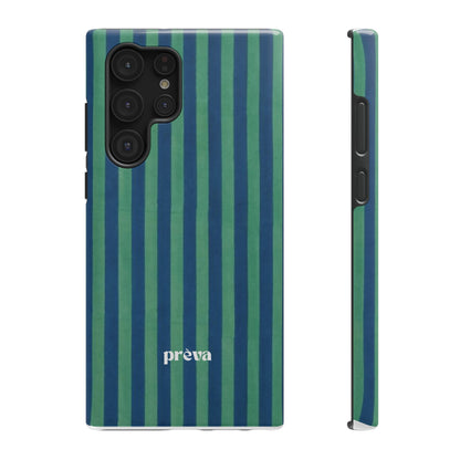 Green & Blue Stripes Phone Case