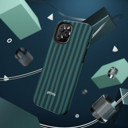 Dark Stripes Turquoise Phone Case