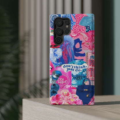 Vibrant Galaxy Collage Phone Case