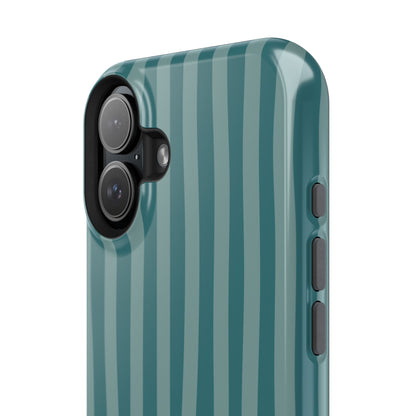 Striped Teal Phone Case