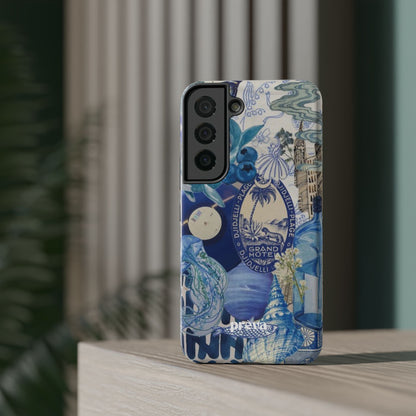Blue Night Collage Phone Case