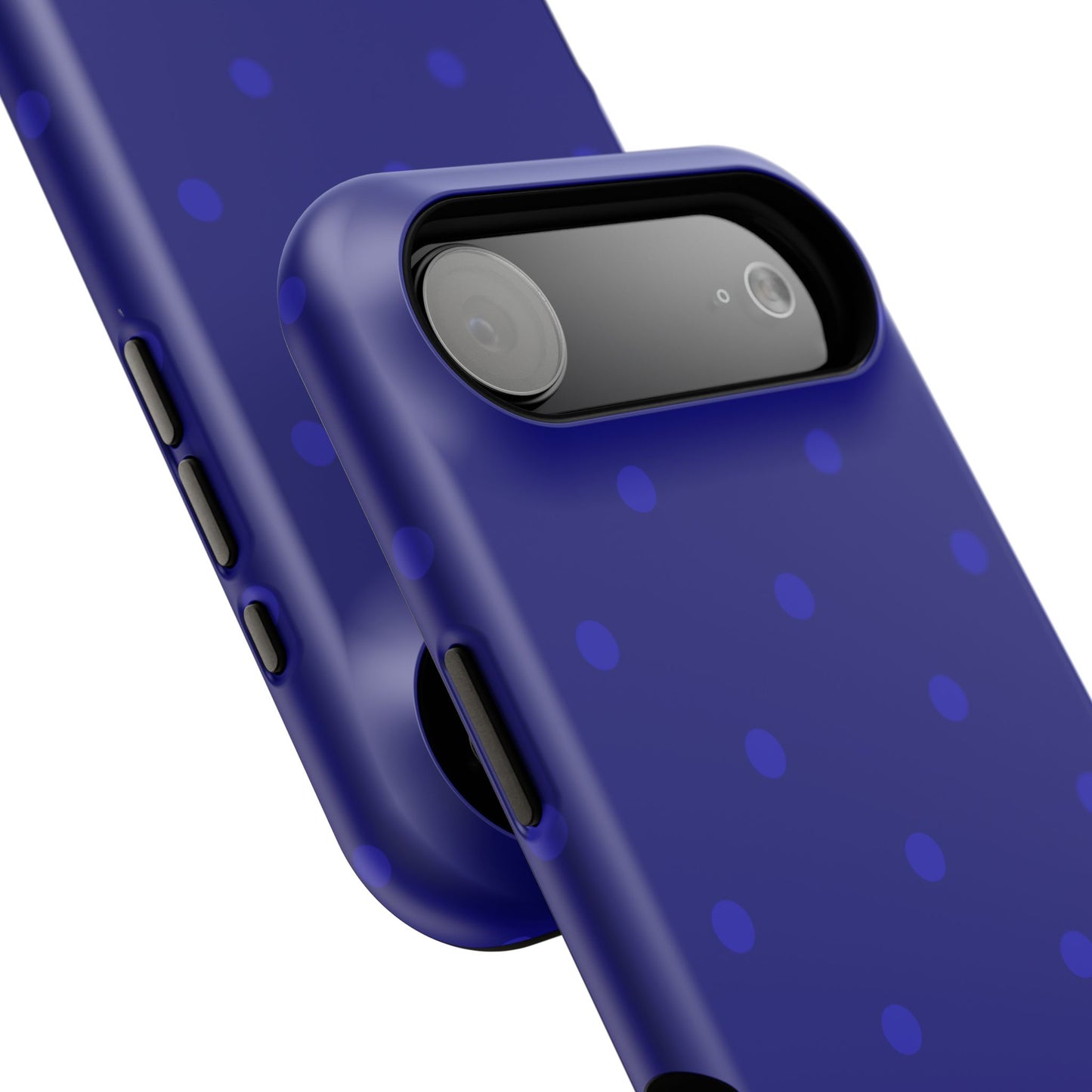 Dark Blue Polka Dots Phone Case