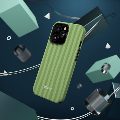 Light Green Stripes Phone Case