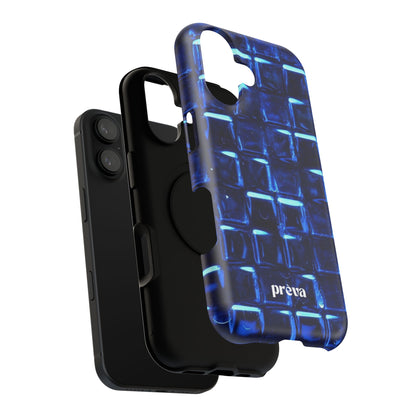Blue Glass Tile Impact-Resistant Phone Case