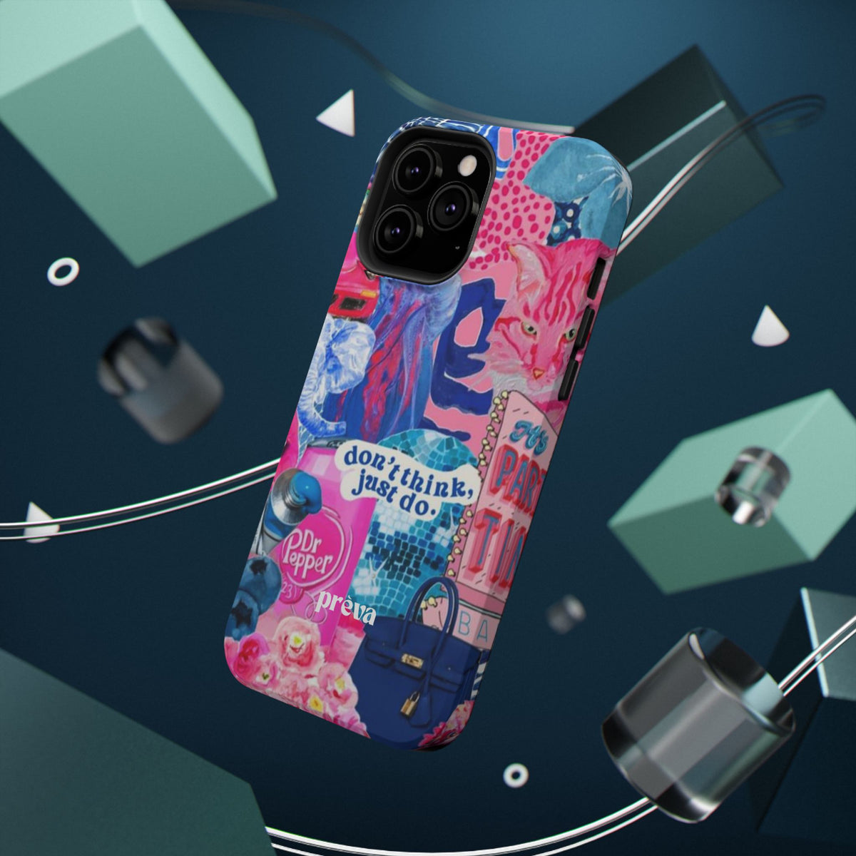 Vibrant Galaxy Collage Phone Case