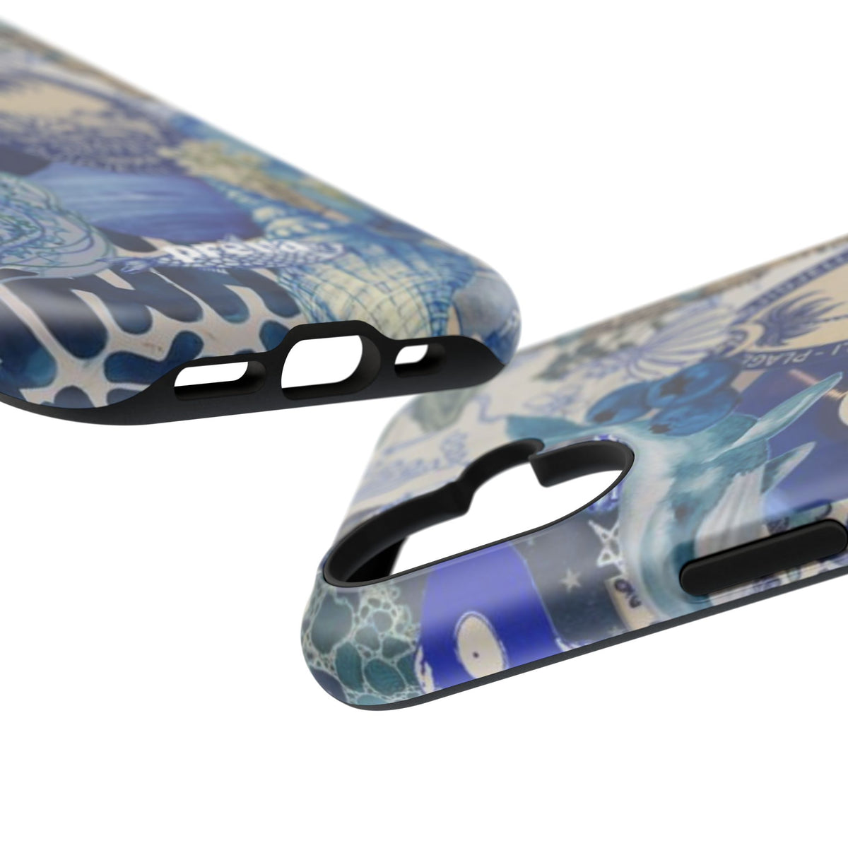 Blue Night Collage Phone Case